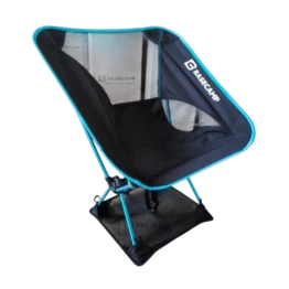 Крісло кемпінгове BaseCamp Compact M Black/Blue чорне/синє