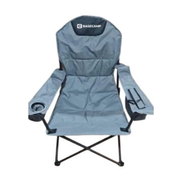 Крісло кемпінгове BaseCamp Relax Grey сіре