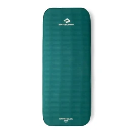 Килимок самонадувний Sea to Summit Comfort Deluxe Self Inflating Mat Large Rectangular Wide Rain Forest аквамарин