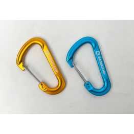 Набір карабінів Base Camp Delta 7 Wire Set Blue/Orange синій/оранжевий