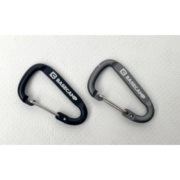 Набір карабінів Base Camp Delta 4 Wire Set 2 Black/Grey чорний/сірий