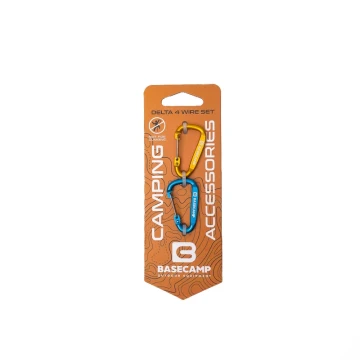 Набір карабінів Base Camp Delta 4 Wire Set 2 Blue/Orange синій/оранжевий Набір карабінів Base Camp Delta 4 Wire Set 2 Blue/Orange синій/оранжевий