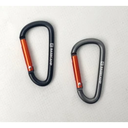 Набір карабінів Base Camp Delta 6 Straight Set Black/Grey чорний/сірий