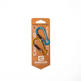 Набір карабінів Base Camp Omega 6 Straight Set Blue/Orange синій/оранжевий