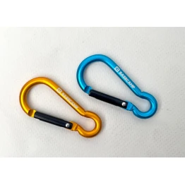 Набір карабінів Base Camp Omega 6 Straight Set Blue/Orange синій/оранжевий