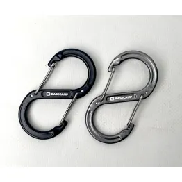 Набір карабінів Base Camp Sigma 5 Wire Set Black/Grey чорний/сірий
