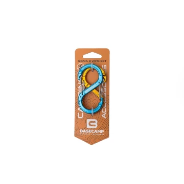 Набір карабінів Base Camp Sigma 5 Wire Set Blue/Orange синій/оранжевий