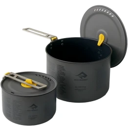 Набір посуду Sea to Summit Frontier UL Two Pot Set grey сірий