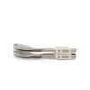 Набір столового приладдя Sea to Summit Detour Stainless Steel Cutlery Set 2P 6 Pieces Stainless Steel