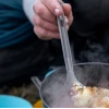 Набір столових приборів ложка та виделка Sea to Summit Frontier UL Cutlery Set сірий