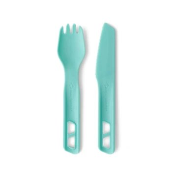 Набір столових приборів Sea to Summit Passage Cutlery Set Aqua Sea Blue блакитний