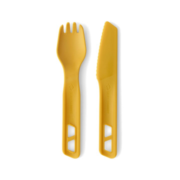 Набір столових приборів Sea to Summit Passage Cutlery Set Arrowwood Yellow жовтий