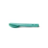 Набір столових приборів Sea to Summit Passage Cutlery Set 3 Piece Aqua Sea Blue блакитний