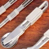 Набір столових приладів Sea to Summit Detour Stainless Steel Cutlery Set сталевий