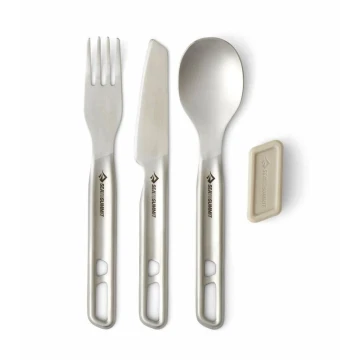 Набір столових приладів Sea to Summit Detour Stainless Steel Cutlery Set сталевий