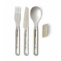Набір столових приладів Sea to Summit Detour Stainless Steel Cutlery Set сталевий