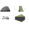 Намет Sea to Summit Alto TR1 green зелений