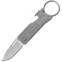 Ніж-брелок SOG Keytron сірий