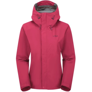 Куртка Rab Downpour Jacket Wmns жіноча Watermelon червона
