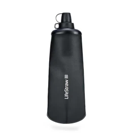 Пляшка-фільтр для води LifeStraw Peak Squeeze 1 л Dark Mountain Gray чорний