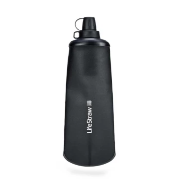 Пляшка-фільтр для води LifeStraw Peak Squeeze 1 л Dark Mountain Gray чорний