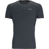 Футболка Rab Force Tee Beluga чорна чоловіча