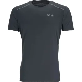 Футболка Rab Force Tee Beluga чорна чоловіча