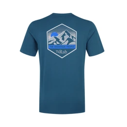 Футболка Rab Stance Mountain Peak Tee чоловіча Tempest Blue синя
