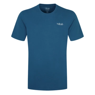 Футболка Rab Stance Mountain Peak Tee чоловіча Tempest Blue синя