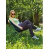 Крісло кемпінгове BaseCamp Compact M Black/Blue чорне/синє