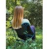 Крісло кемпінгове BaseCamp Compact M Black/Blue чорне/синє