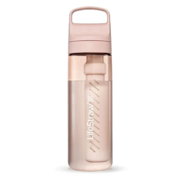 Пляшка-фільтр для води LifeStraw Go Filter Bottle  Cherry Blossom Pink рожева