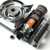 Портативна газова плитка Base Camp Camping Stove Mini чорна/сіра