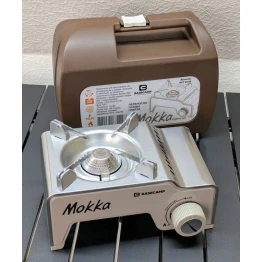 Портативна газова плитка Basecamp Camping Stove Mokka Camel Grey 