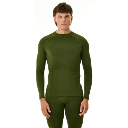 Термофутболка Accapi Polar Bear New чоловіча Military Black зелена