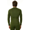Термофутболка Accapi Polar Bear New чоловіча Military Black зелена