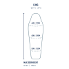 Спальник Sea to Summit Alpine -29C/-20F Long унісекс Blazing Yellow жовтий