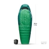 Спальник Sea to Summit Ascent -1C/30F Regular унісекс Rain Forest Green зелений