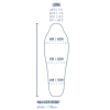 Спальник Sea to Summit Spark -9C/15F Long унісекс Beluga Black темно-сірий