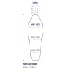 Спальник Sea to Summit Spark -9C/15F Long унісекс Beluga Black темно-сірий