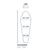 Спальник Sea to Summit Spark Pro -9C/15F Long унісекс Beluga Black темно-сірий