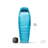 Спальник Sea to Summit Trek Women's -1C/30F Regular жіночий Blue Atoll блакитний
