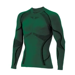 Термофутболка Accapi Ergowool чоловіча Forest/Black зелена