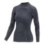 Термофутболка Accapi Ergoracing Top 2025 жіноча Anthracite-Purple сіро-фіолетова