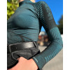 Термофутболка Accapi XPerience жіноча Black/Turquoise чорна/синя