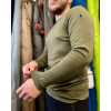 Термофутболка Smartwool Men's Merino 250 Baselayer Crew Boxed чоловіча Winter Moss Heather зелена