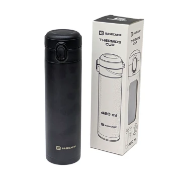 Термокухоль BaseCamp Thermos Cup Black чорний