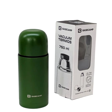 Термос BaseCamp Vacuum Thermos 0.75 L Green зелений Термос BaseCamp Vacuum Thermos 0.75 L Green зелений