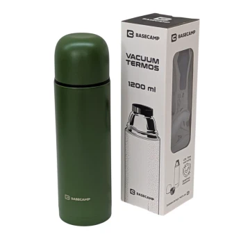 Термос BaseCamp Vacuum Thermos 1.2 L Green зелений