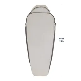 Вкладиш Sea to Summit Silk Blend Sleeping Bag Liner Mummy S Moonstruck Grey сірий